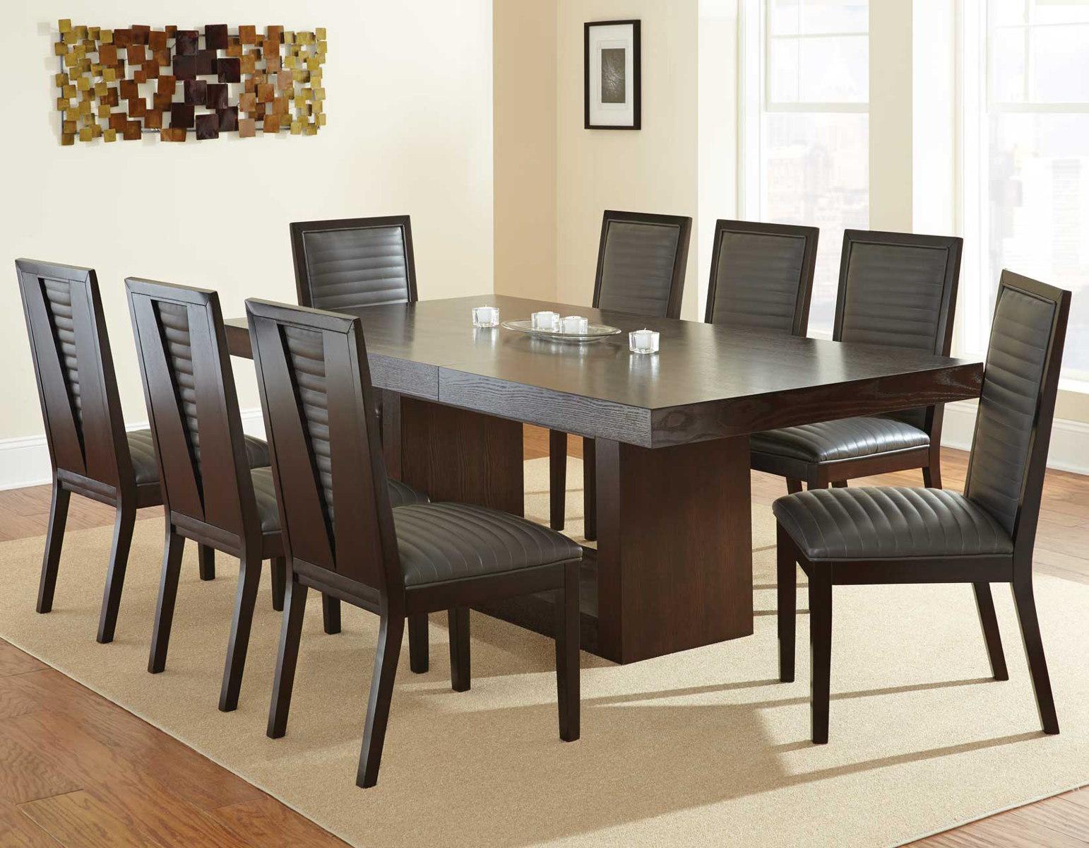 Steve Silver Antonio Side Chair in Espresso (Set of 2) - Luxury Home Furniture (MI)