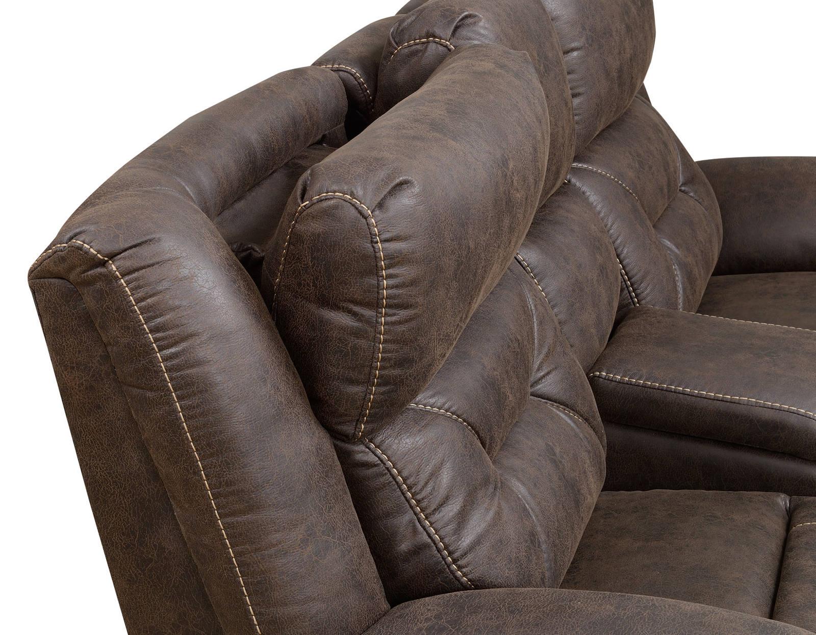 Steve Silver Aria Dual Power Recliner in Saddle Brown - Luxury Home Furniture (MI)