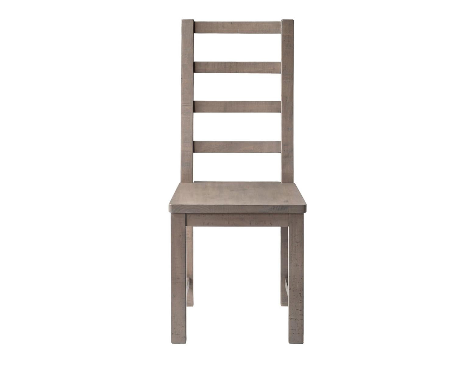 Steve Silver Auckland Reclaimed Wood Side Chair in Weathered Grey (Set of 2)