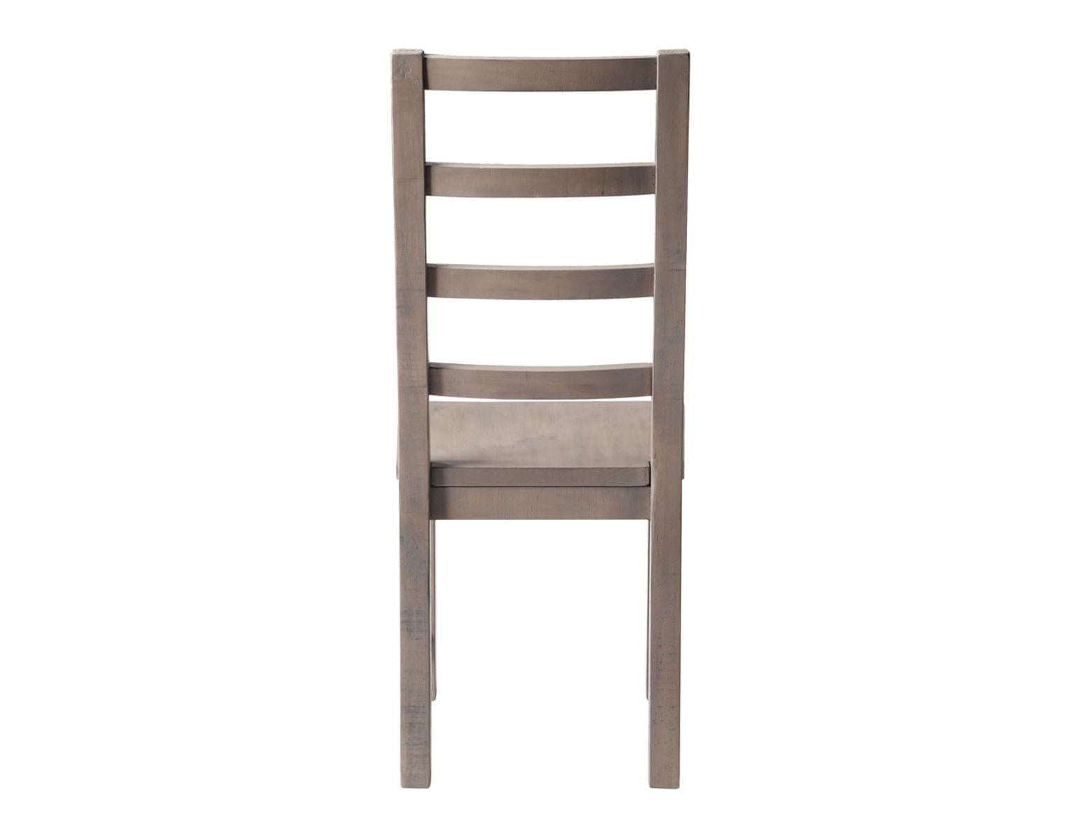 Steve Silver Auckland Reclaimed Wood Side Chair in Weathered Grey (Set of 2) - Luxury Home Furniture (MI)