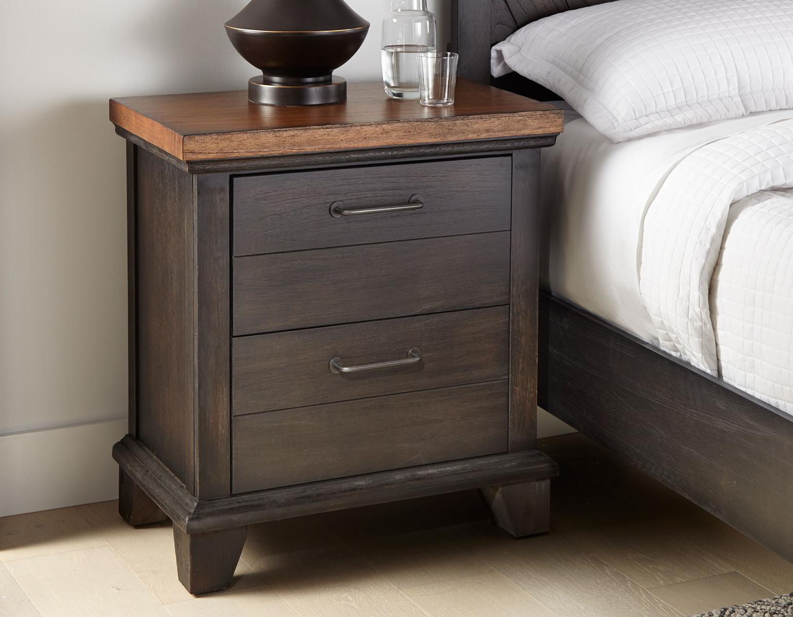 Steve Silver Bear Creek Brown 2 Drawer Nightstand in