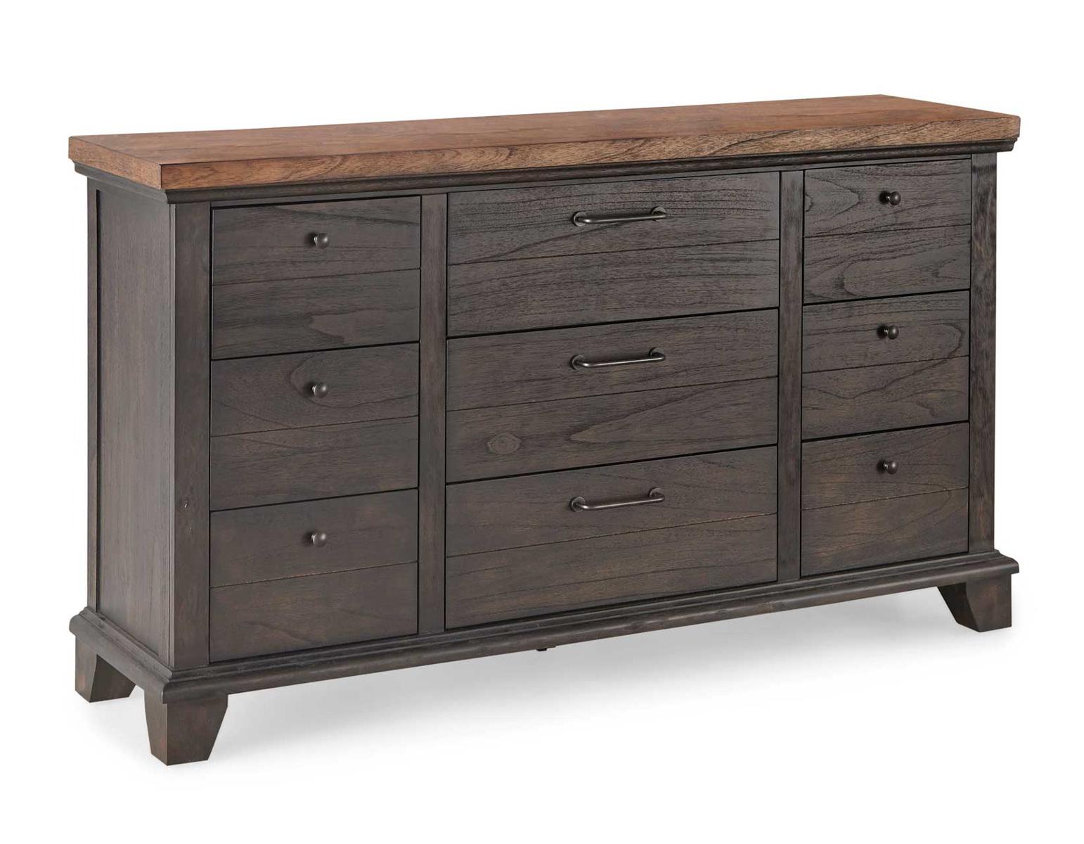 Steve Silver Bear Creek Brown 9 Drawer Dresser in Chocolate - Luxury Home Furniture (MI)