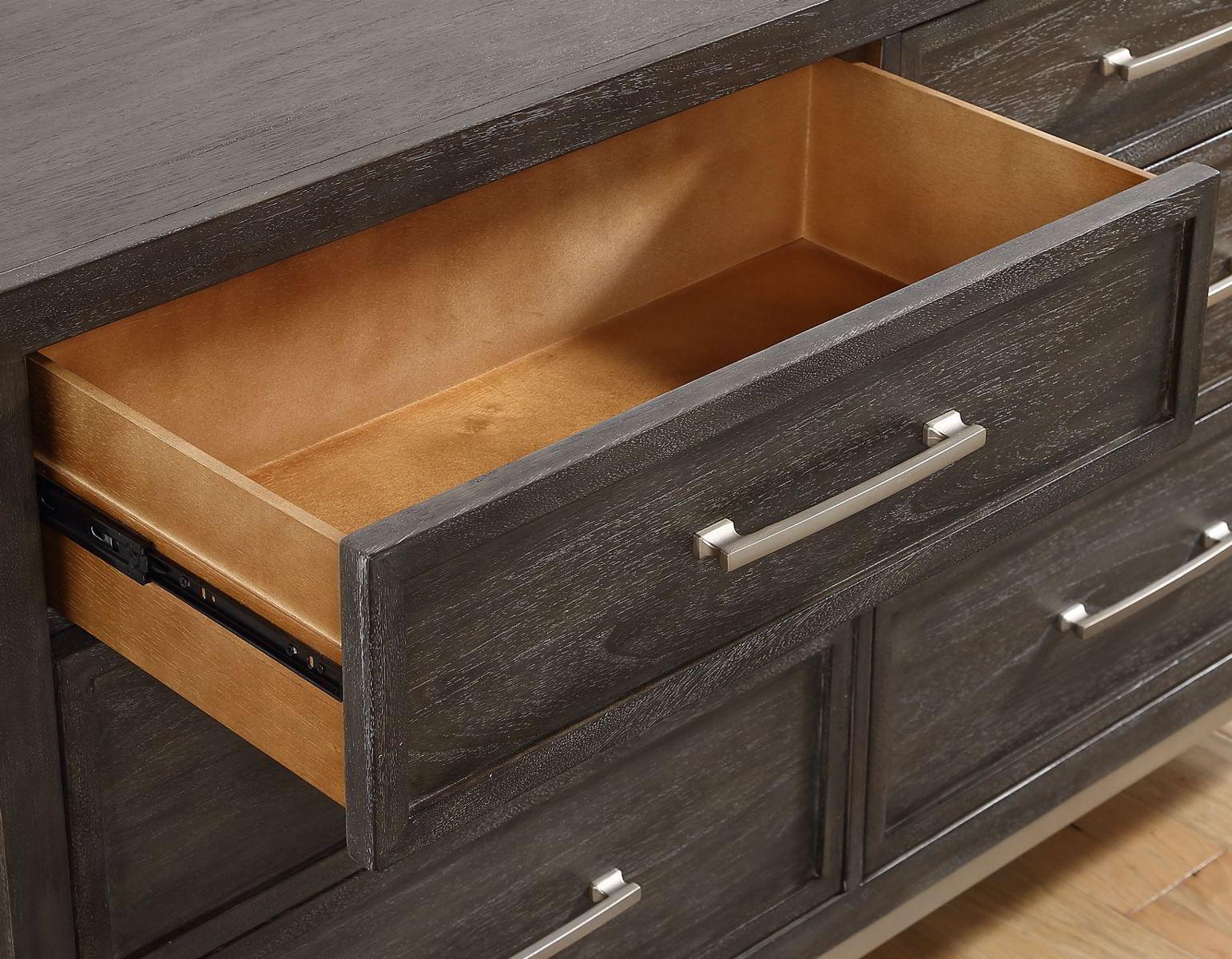 Steve Silver Broomfield 6 Drawer Dresser in Walnut - Luxury Home Furniture (MI)