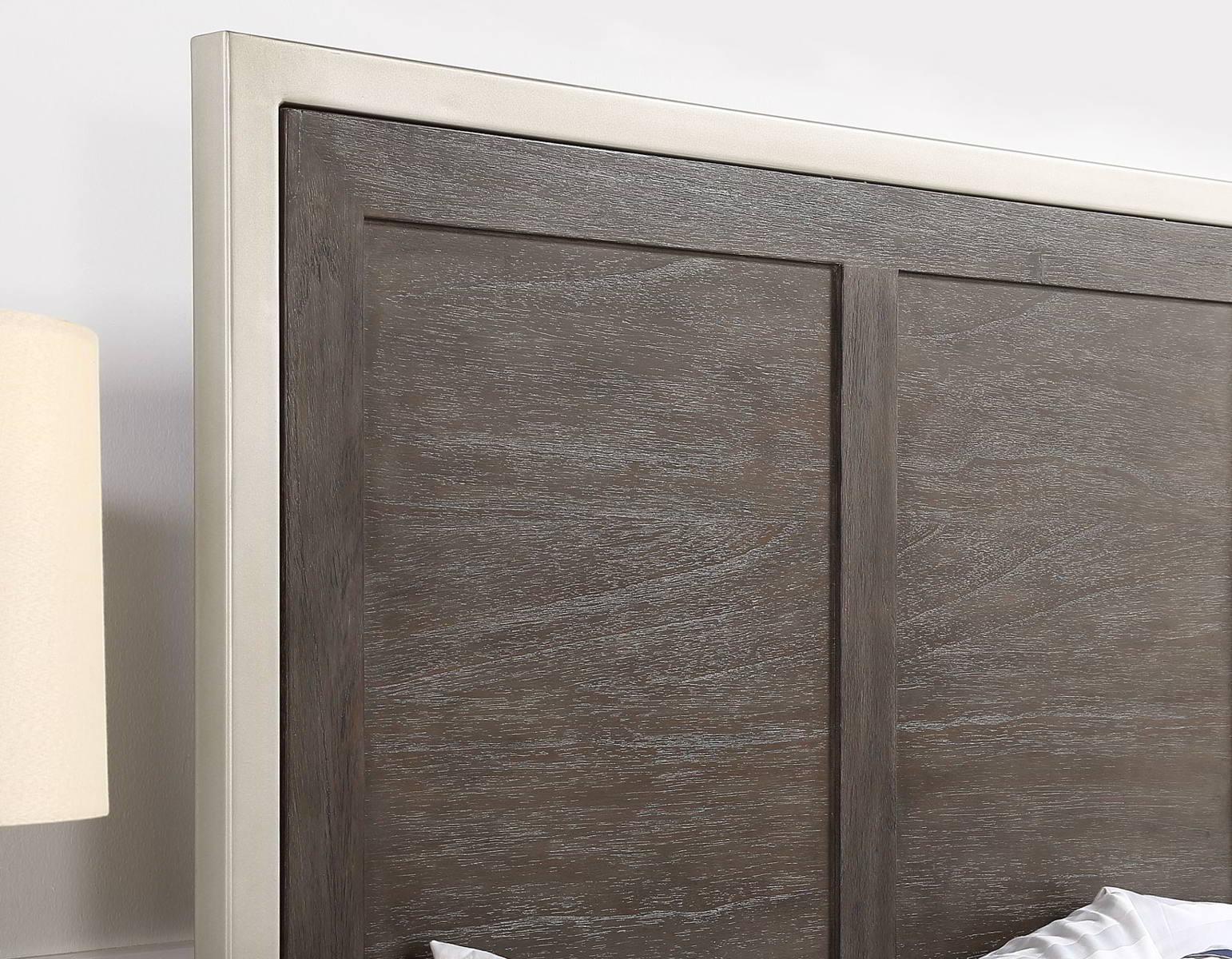 Steve Silver Broomfield King Platform Bed in Walnut - Luxury Home Furniture (MI)