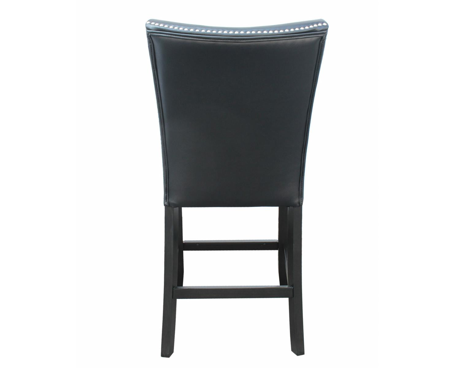 Steve Silver Camila Black Counter Chair in Black (Set of 2) - Luxury Home Furniture (MI)