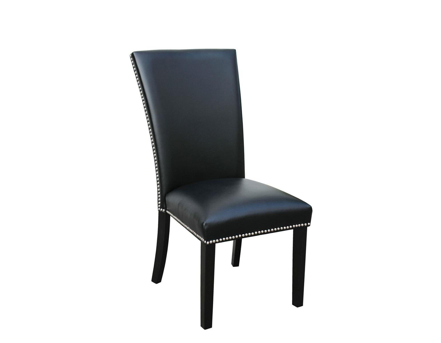 Steve Silver Camila Black Side Chair in Black (Set of 2) - Luxury Home Furniture (MI)