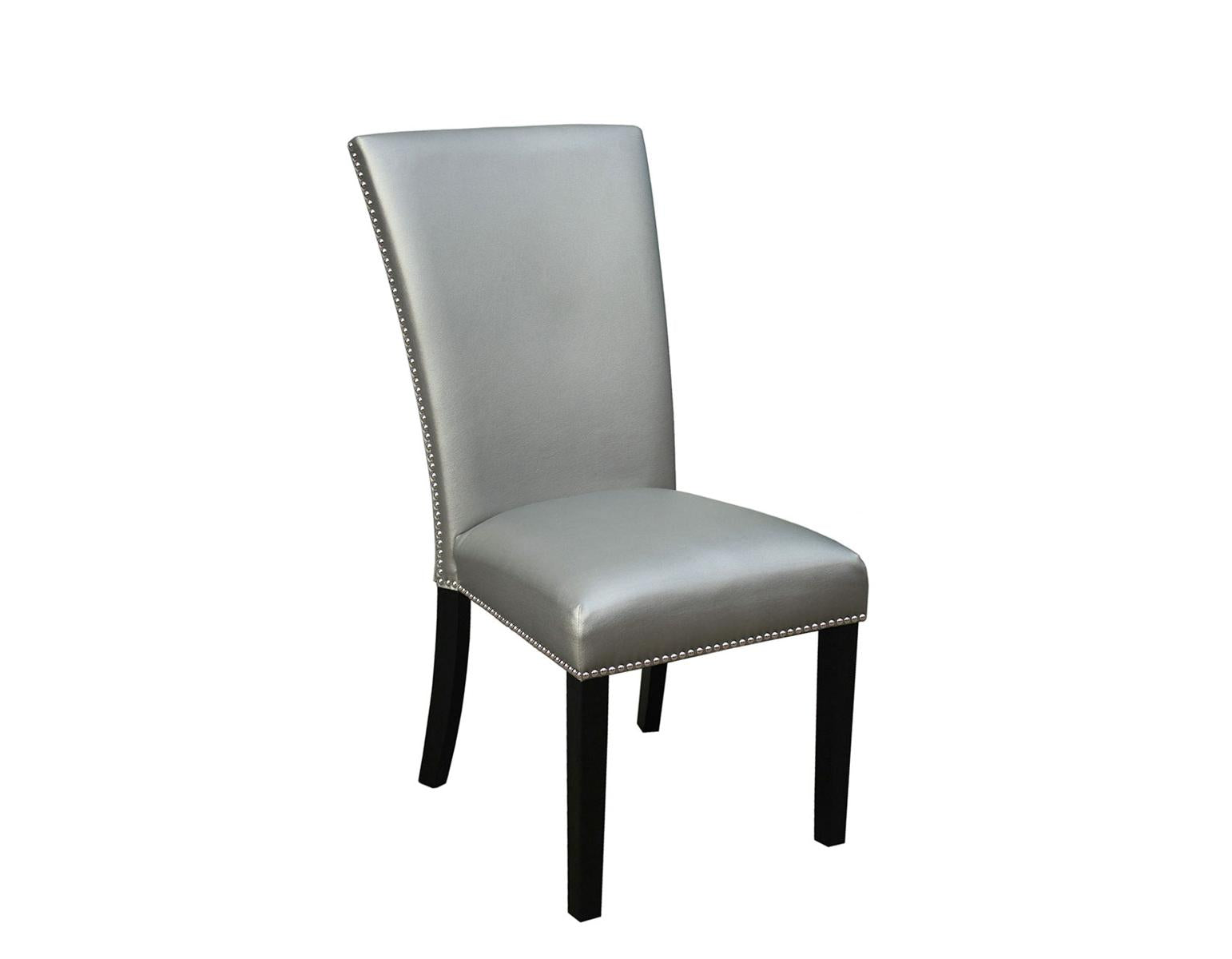 Steve Silver Camila Silver Side Chair in Silver (Set of 2) - Luxury Home Furniture (MI)