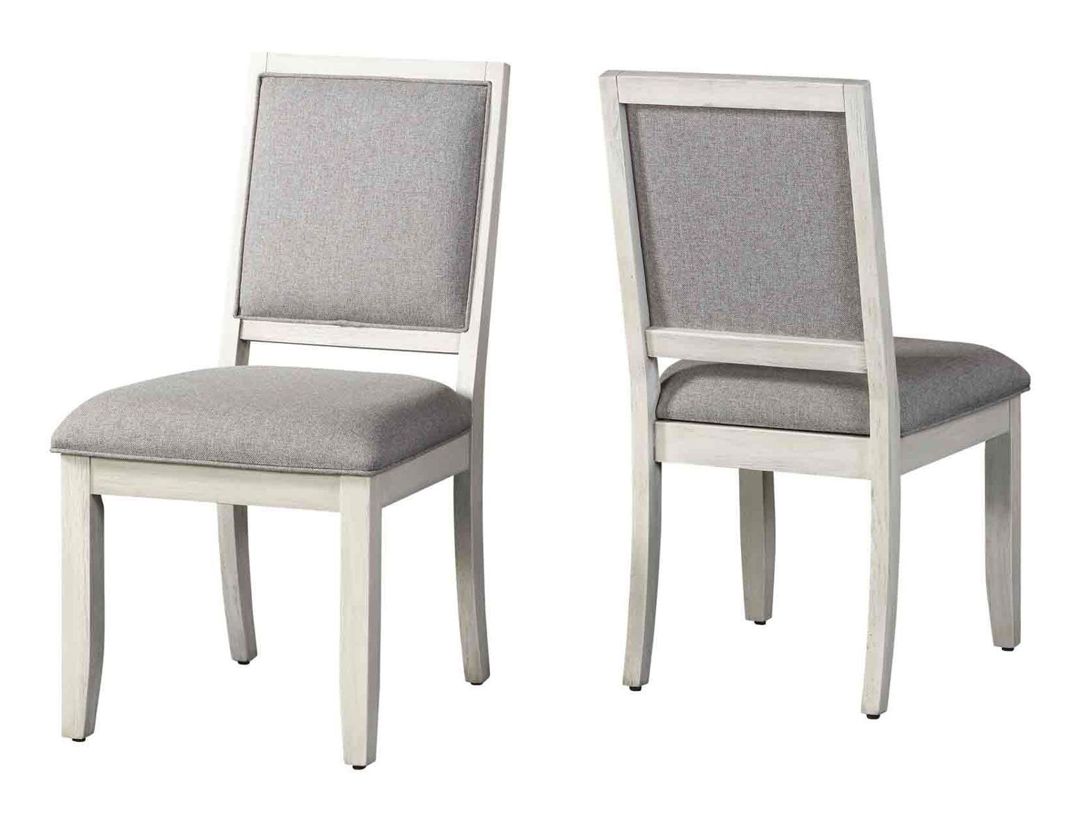 Steve Silver Canova Side Chair in Cathedral White (Set of 2)
