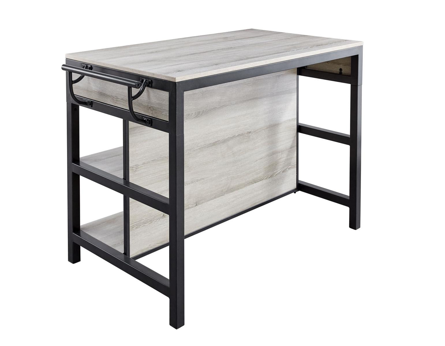 Steve Silver Carson Counter Kitchen Table in Weathered Driftwood - Luxury Home Furniture (MI)