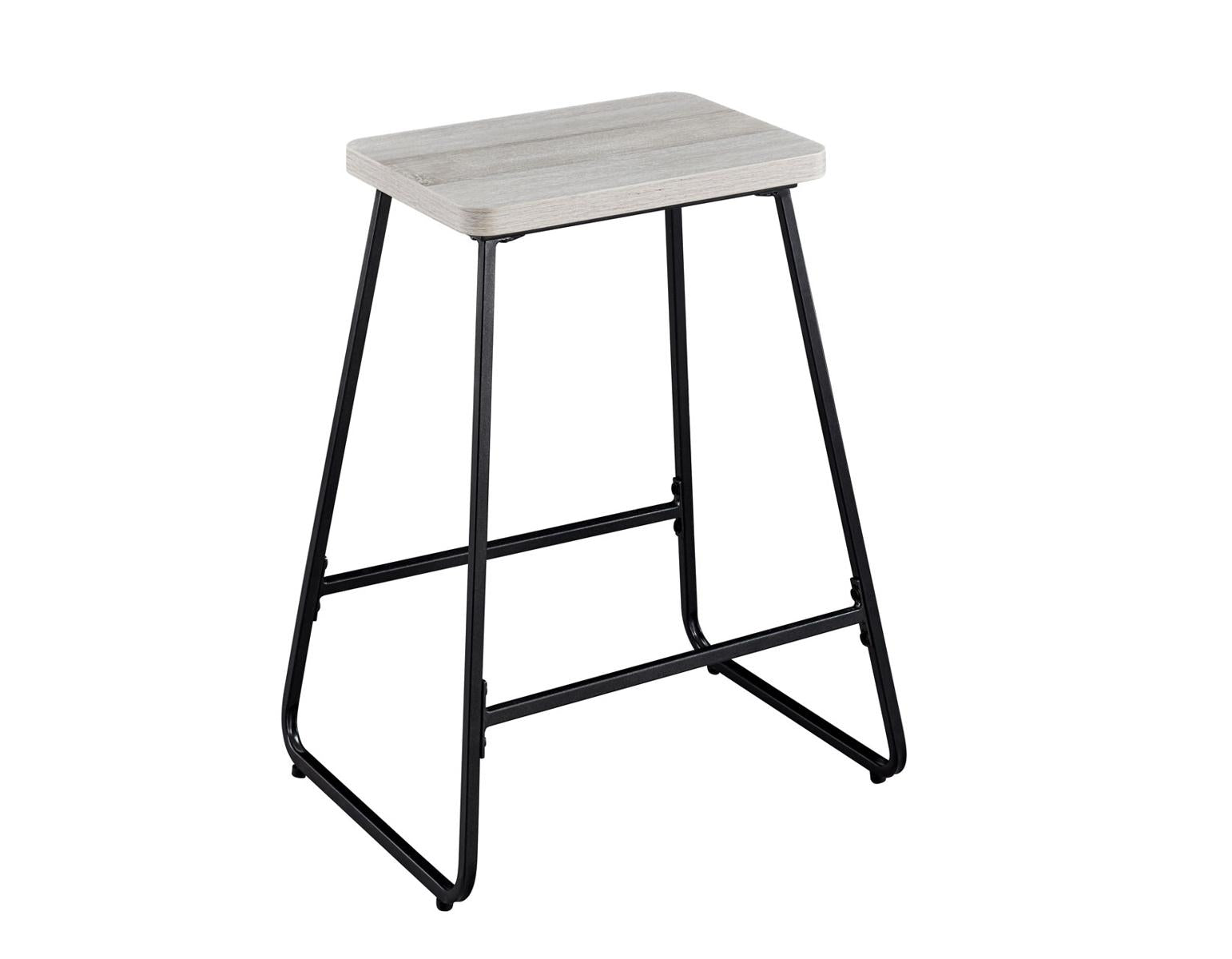 Steve Silver Carson Counter Stool in Weathered Driftwood (Set of 2)