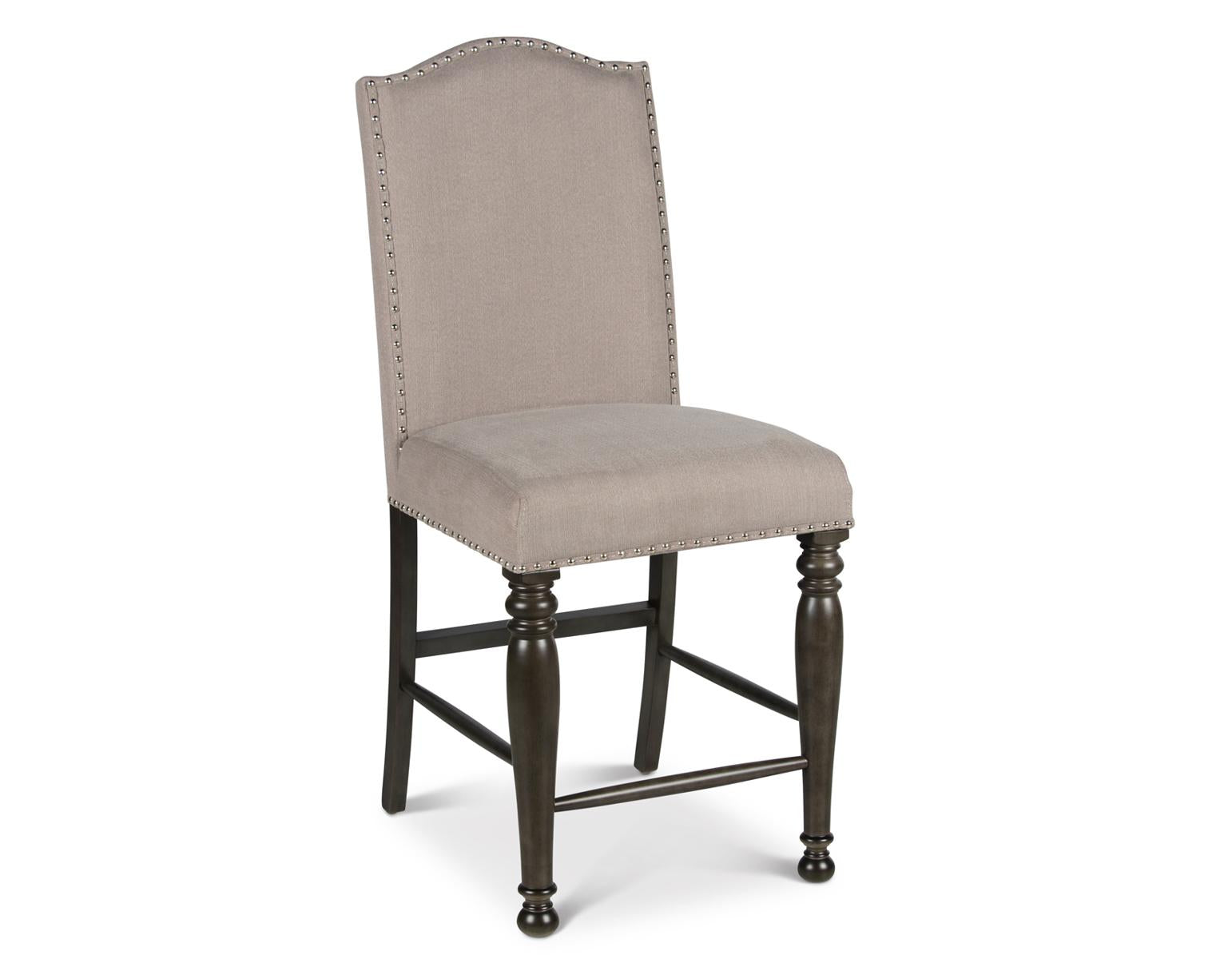 Steve Silver Caswell Counter Chair in Harbor Grey (Set of 2)