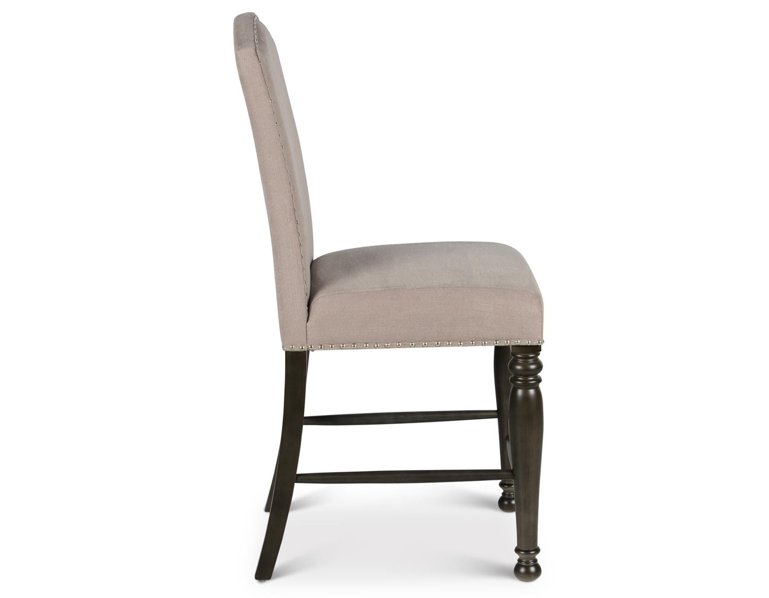 Steve Silver Caswell Counter Chair in Harbor Grey (Set of 2) - Luxury Home Furniture (MI)