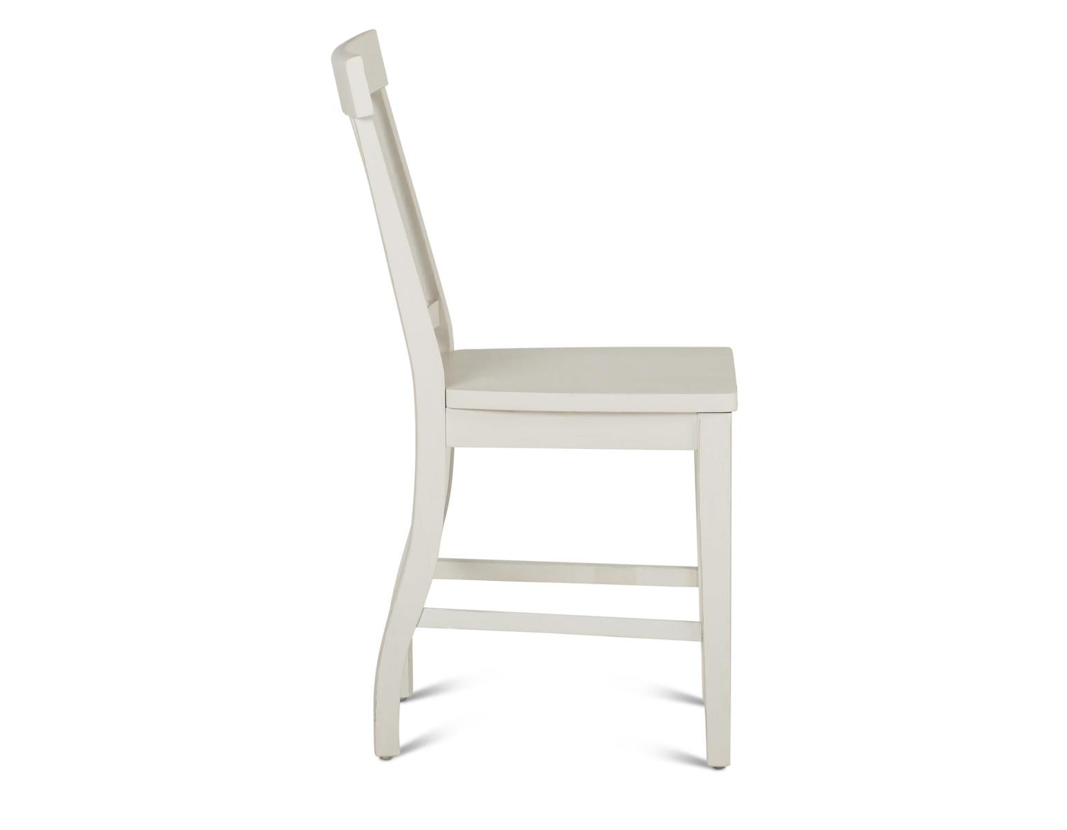 Steve Silver Cayla Counter Chair in Antique White (Set of 2) - Luxury Home Furniture (MI)