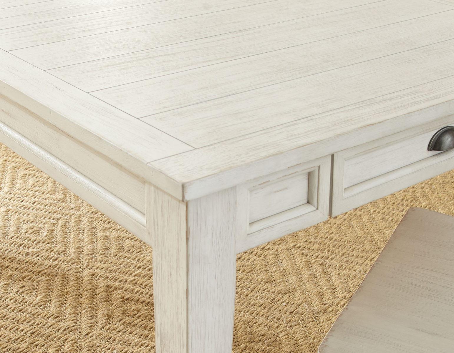 Steve Silver Cayla Dining Table in White - Luxury Home Furniture (MI)