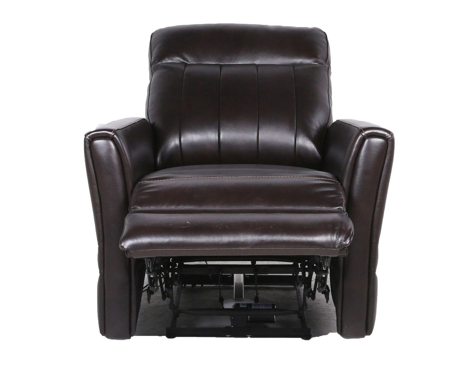 Steve Silver Coachella Leather Dual Power Recliner in Brown - Luxury Home Furniture (MI)