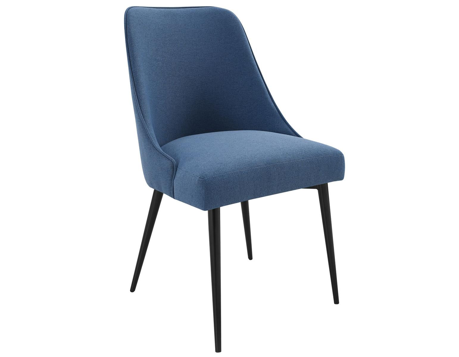 Steve Silver Colfax Side Chair in Navy (Set of 2) - Luxury Home Furniture (MI)
