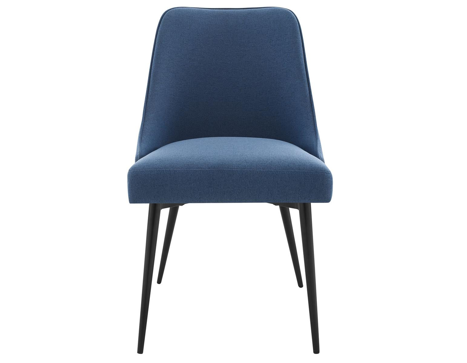 Steve Silver Colfax Side Chair in Navy (Set of 2) - Luxury Home Furniture (MI)