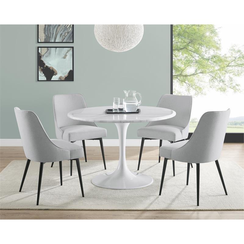Steve Silver Colfax Side Chair in Stone (Set of 2) - Luxury Home Furniture (MI)