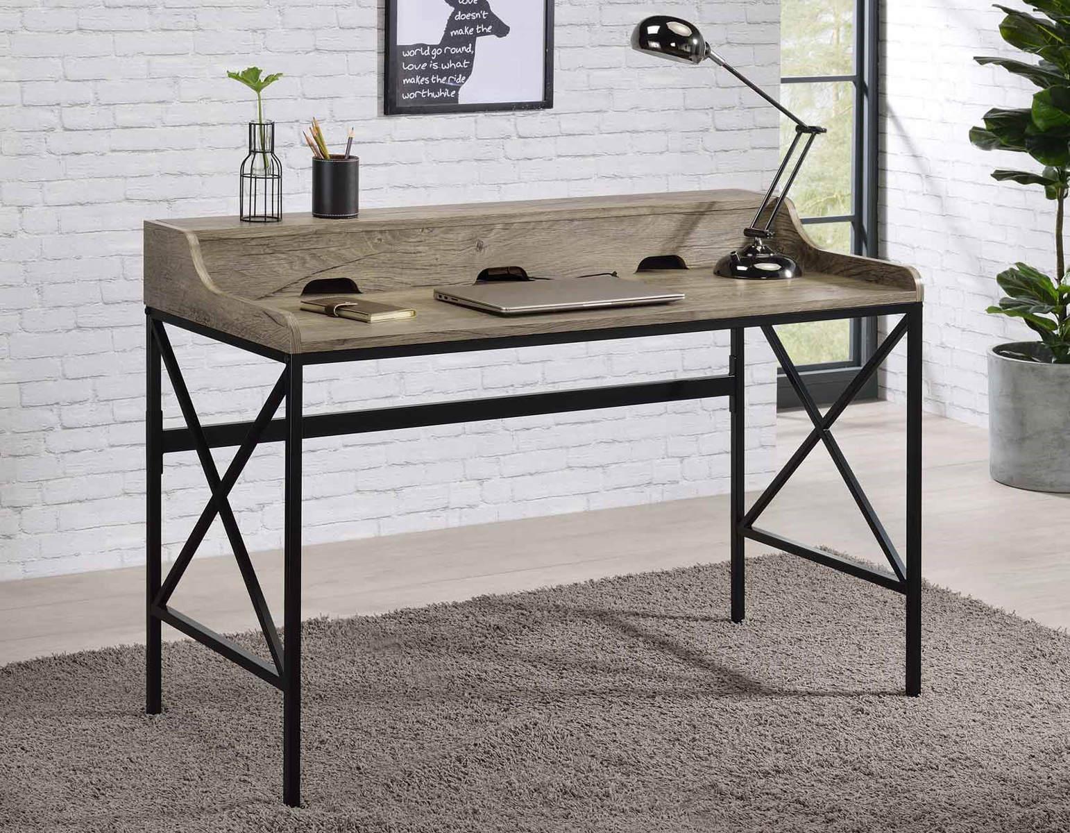 Steve Silver Corday Desk in Grey Wood - Luxury Home Furniture (MI)