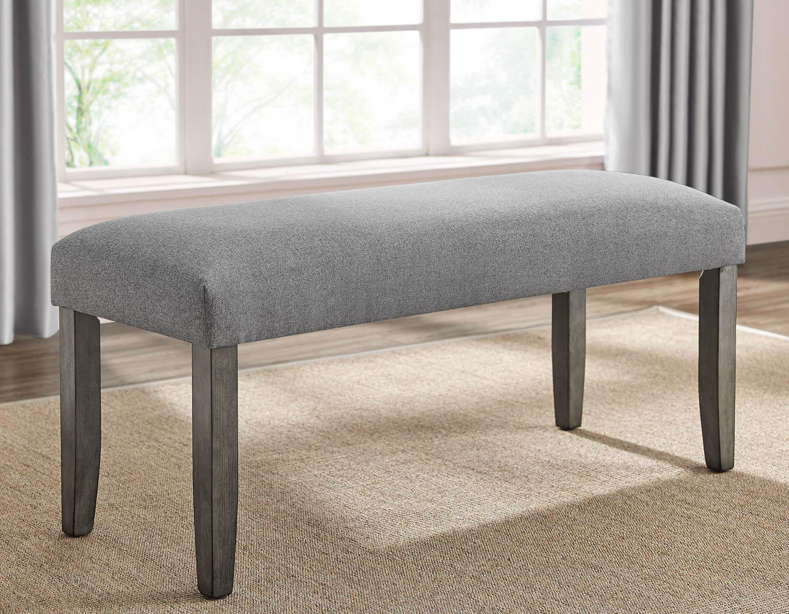 Steve Silver Emily Backless Bench in Mossy Grey - Luxury Home Furniture (MI)