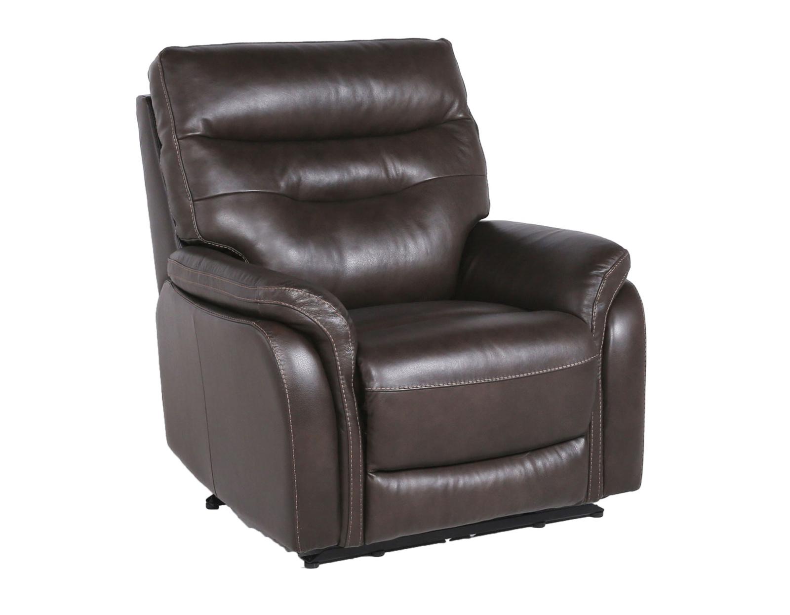 Steve Silver Fortuna Leather Dual Power Recliner in Coffee - Luxury Home Furniture (MI)