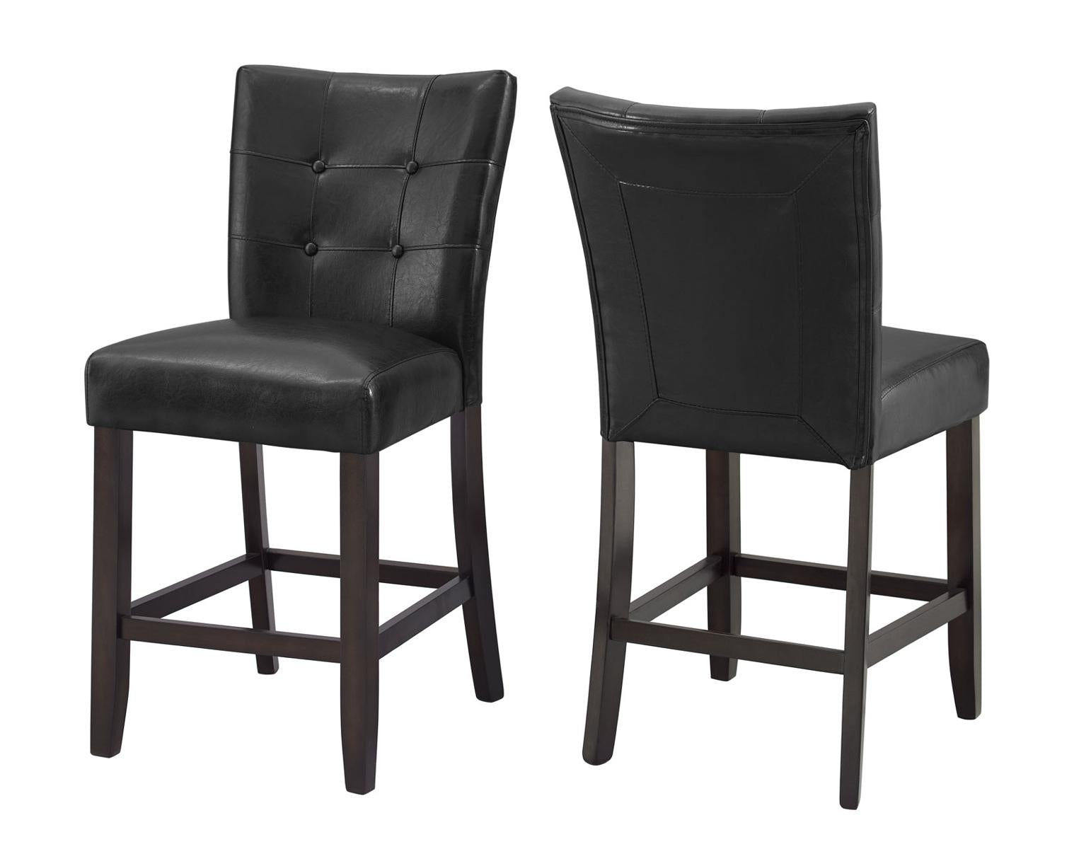 Steve Silver Francis Counter Chair in Cordovan Dark Cherry (Set of 2) - Luxury Home Furniture (MI)