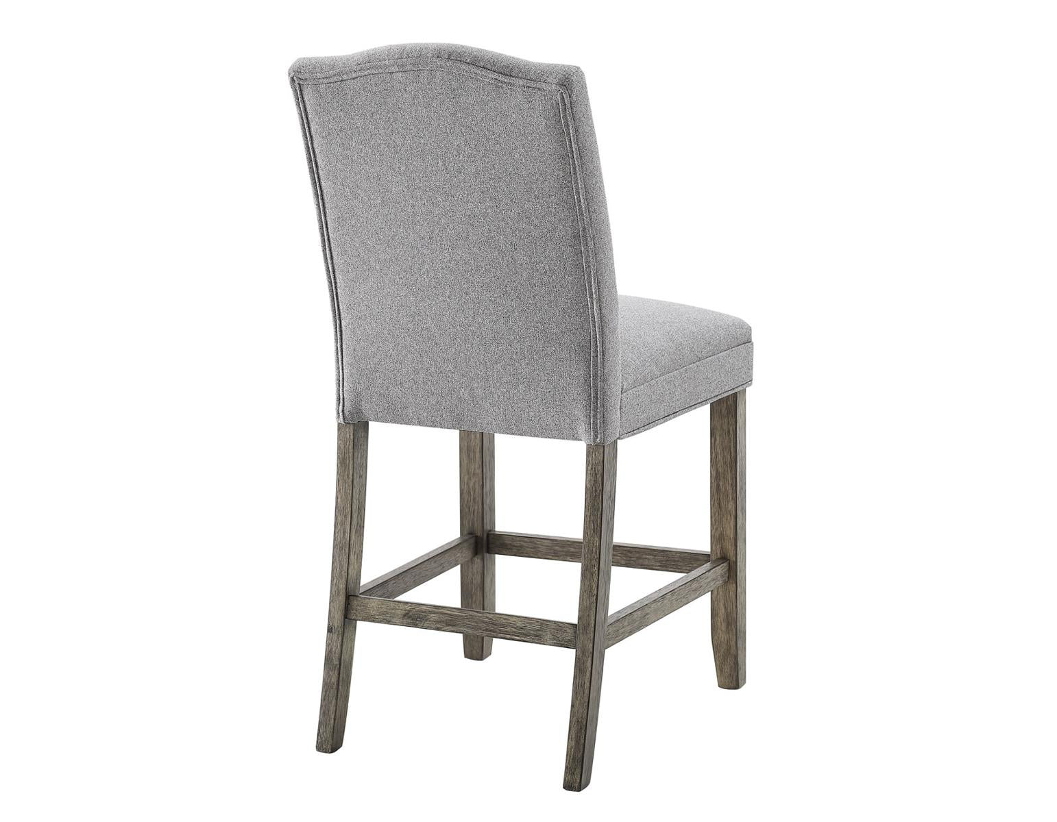 Steve Silver Grayson Counter Chair in Driftwood (Set of 2) - Luxury Home Furniture (MI)