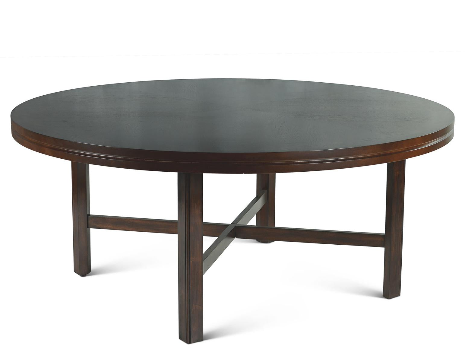 Steve Silver Hartford Round Dining Table in Espresso - Luxury Home Furniture (MI)