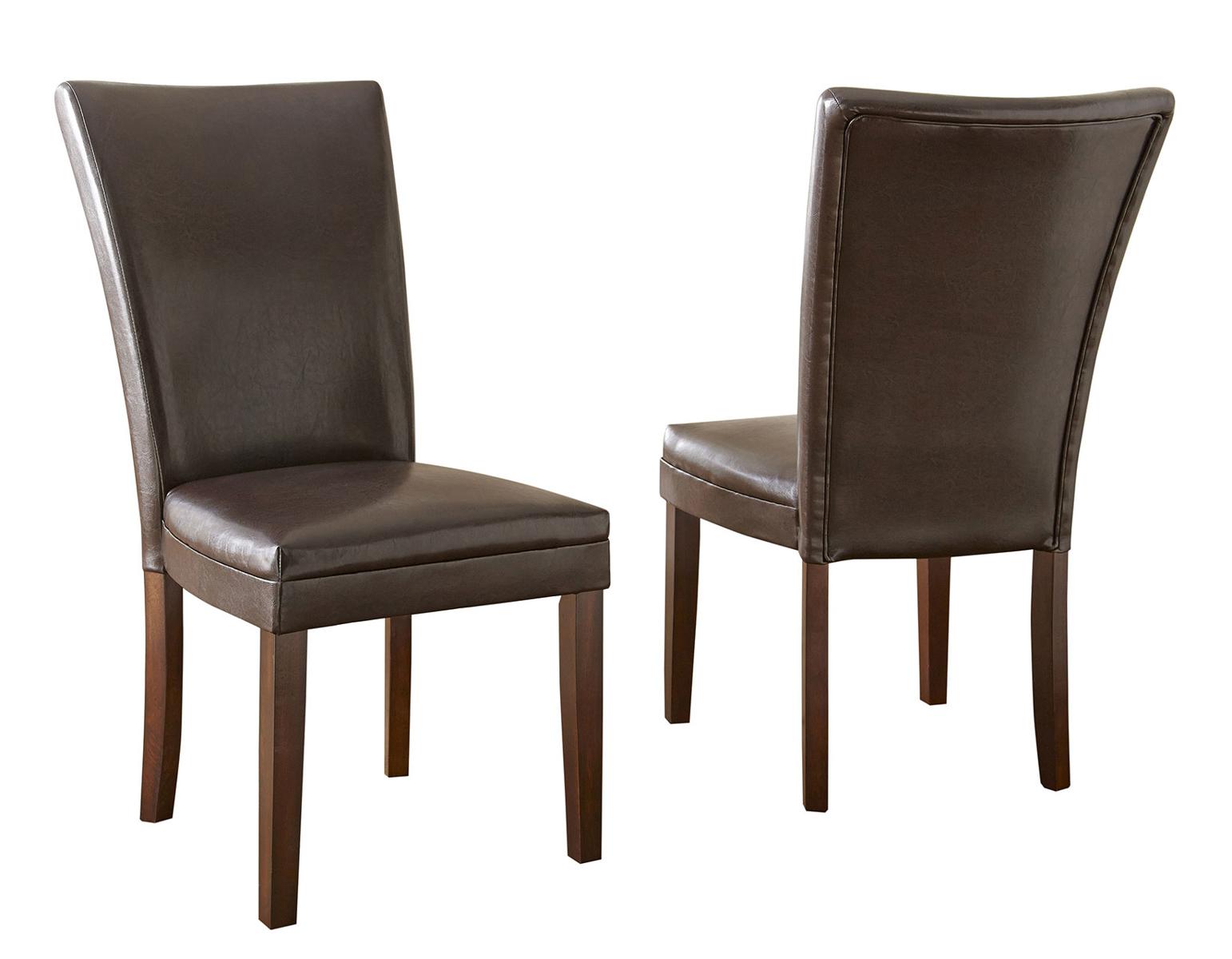 Steve Silver Hartford Side Chair in Brown (Set of 2)