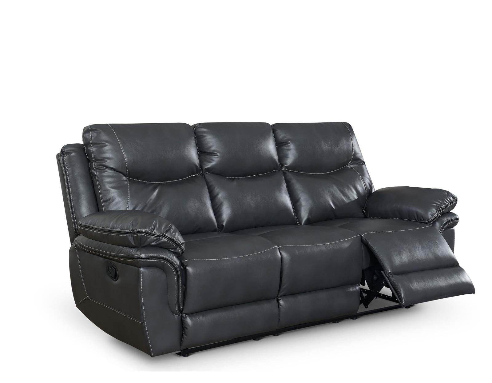 Steve Silver Isabella Manual Reclining Sofa in Grey - Luxury Home Furniture (MI)
