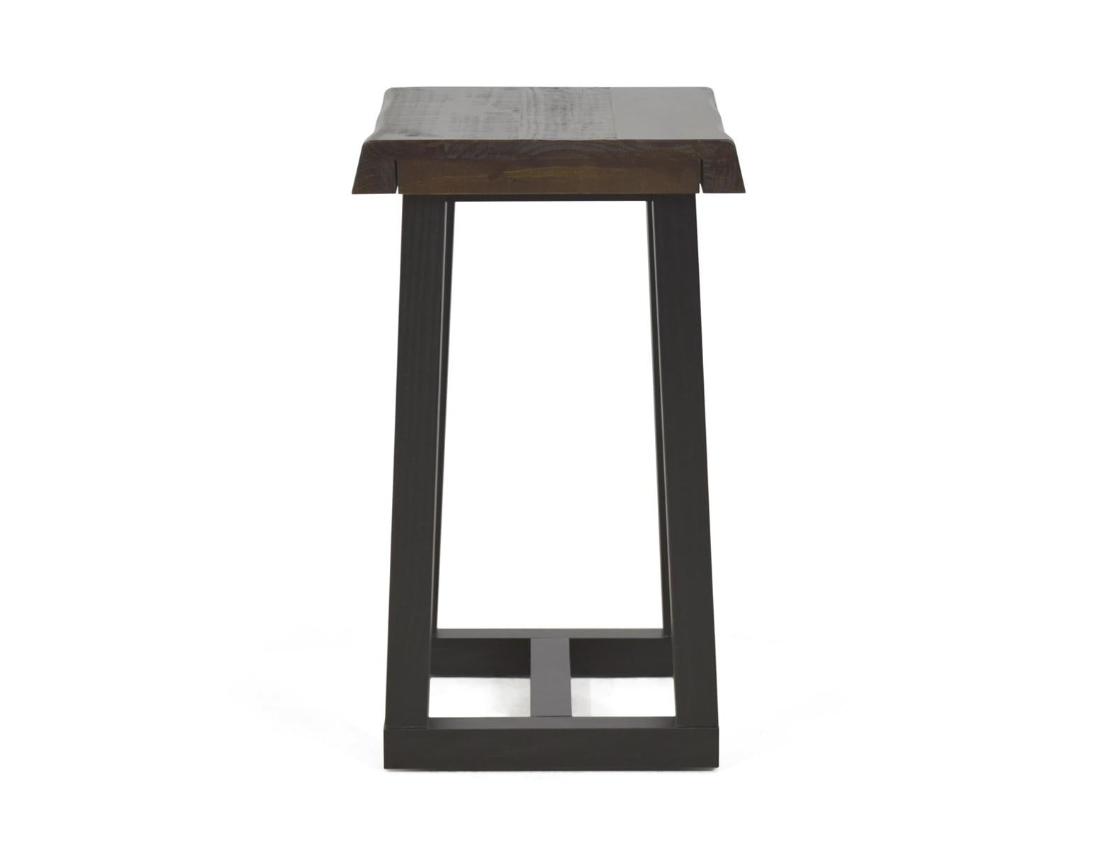 Steve Silver Jennings Live Edge Stool in Cherry (Set of 2) - Luxury Home Furniture (MI)