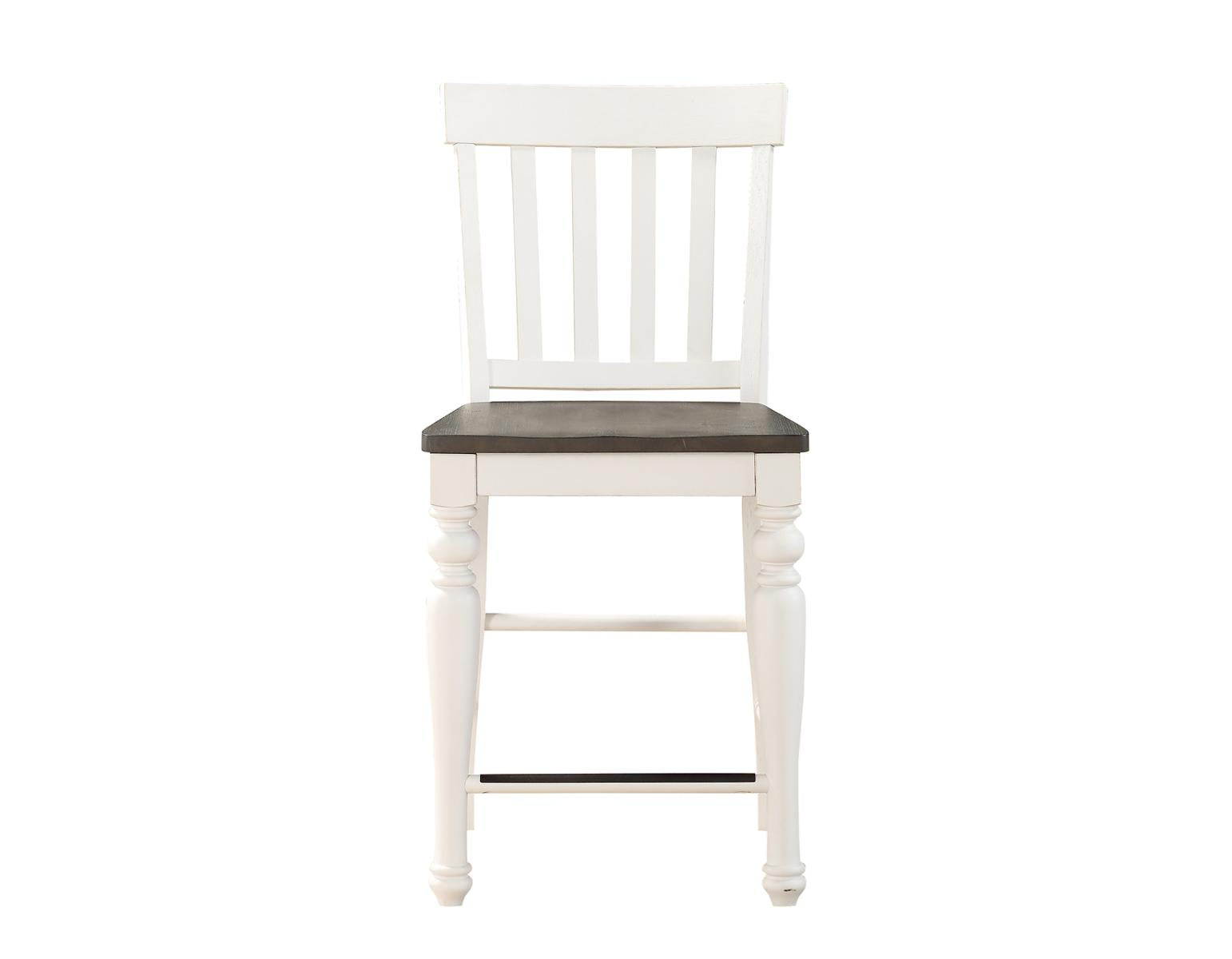 Steve Silver Joanna Counter Chair in Two-tone Ivory and Mocha (Set of 2) - Luxury Home Furniture (MI)