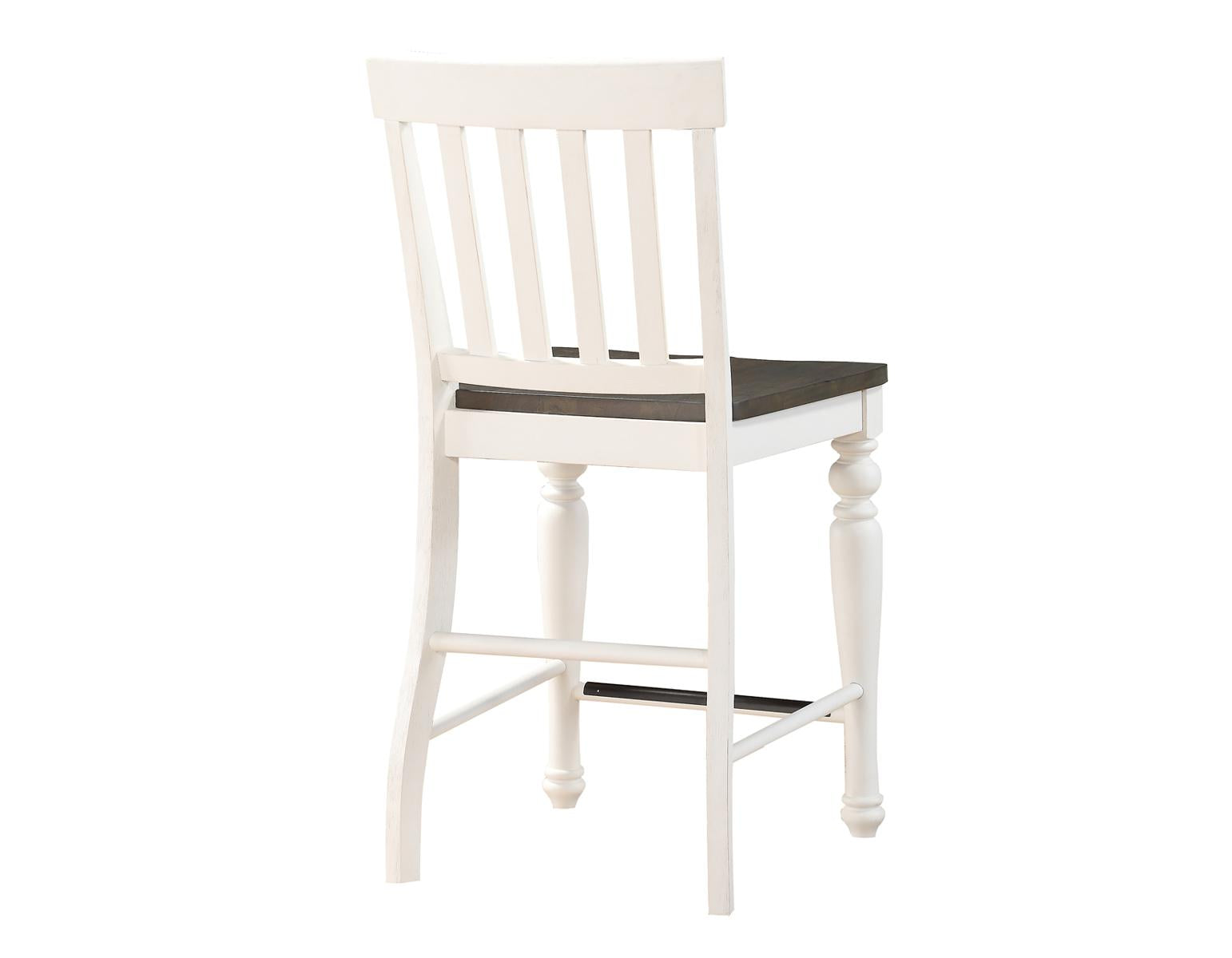 Steve Silver Joanna Counter Chair in Two-tone Ivory and Mocha (Set of 2) - Luxury Home Furniture (MI)