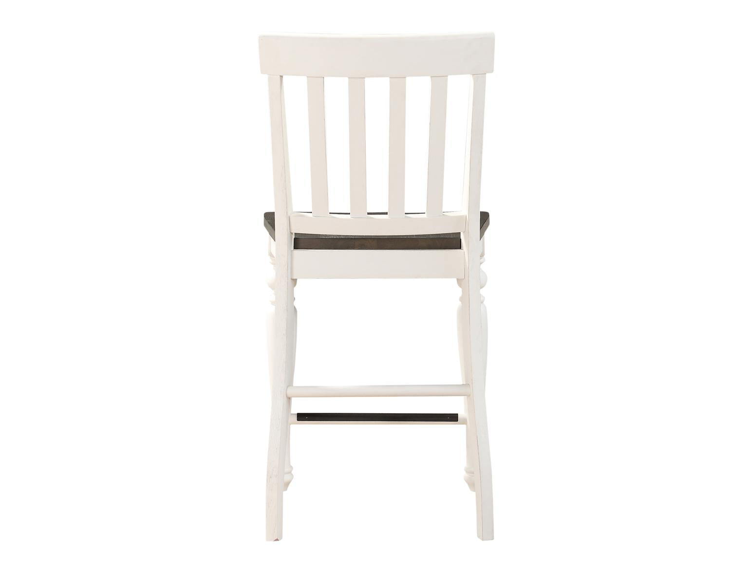 Steve Silver Joanna Counter Chair in Two-tone Ivory and Mocha (Set of 2) - Luxury Home Furniture (MI)