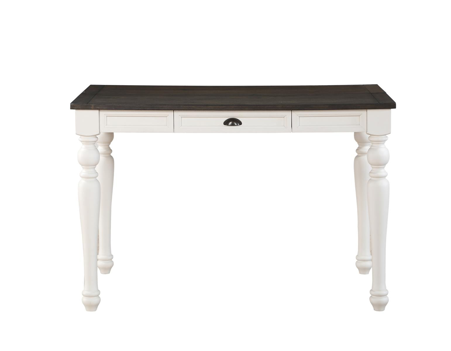 Steve Silver Joanna Counter Table in Two-tone Ivory and Mocha - Luxury Home Furniture (MI)
