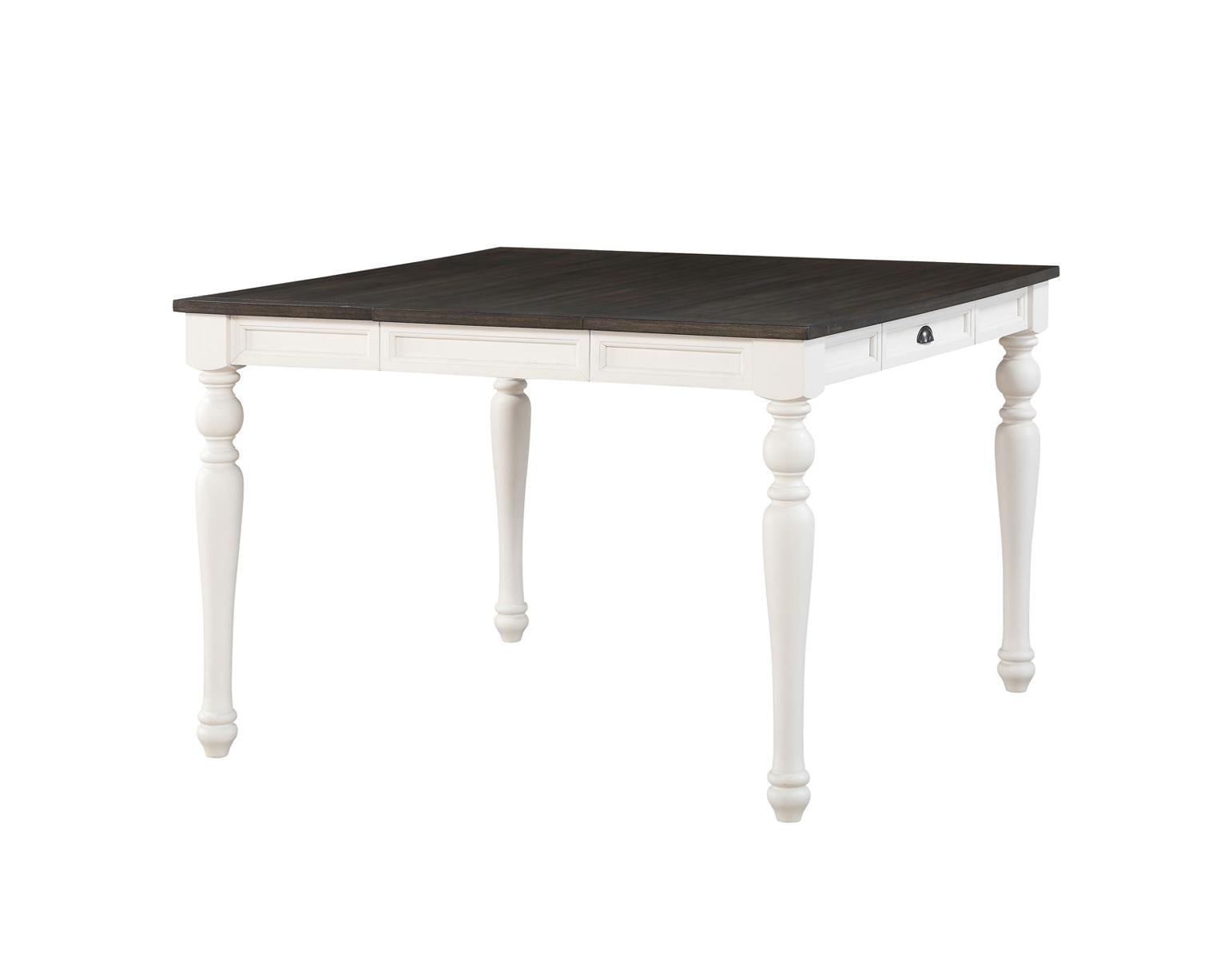 Steve Silver Joanna Counter Table in Two-tone Ivory and Mocha - Luxury Home Furniture (MI)