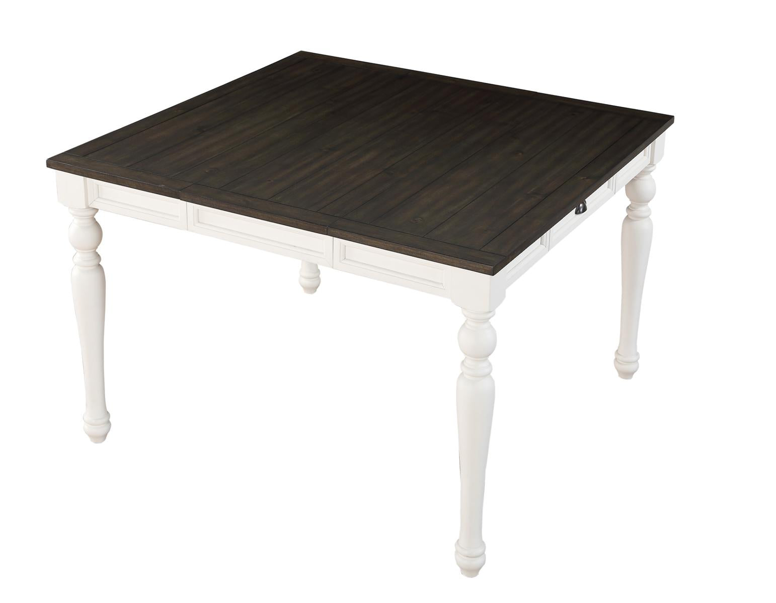 Steve Silver Joanna Counter Table in Two-tone Ivory and Mocha - Luxury Home Furniture (MI)