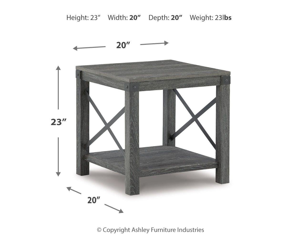 Freedan End Table - Luxury Home Furniture (MI)
