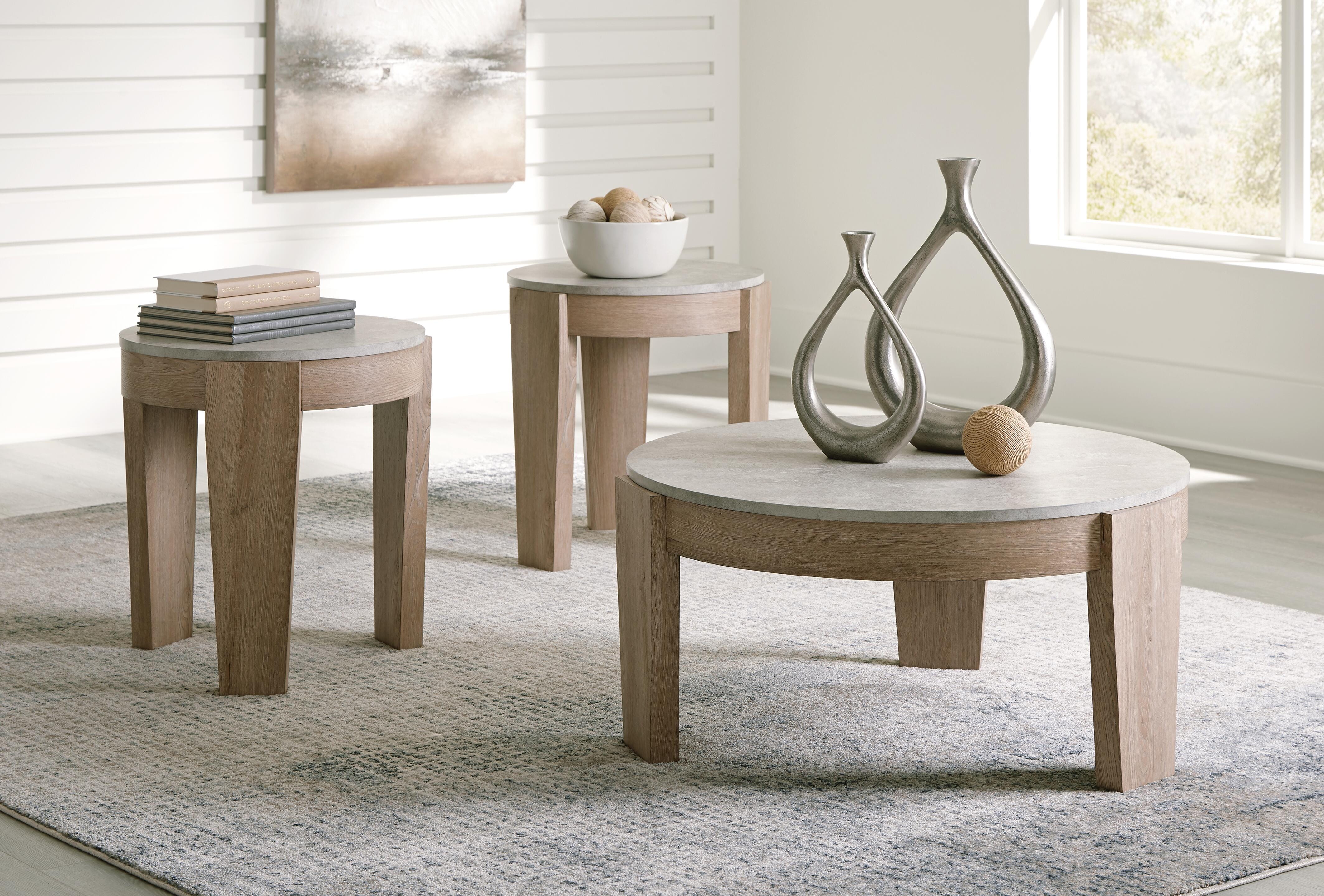 Guystone Table (Set of 3) - Luxury Home Furniture (MI)