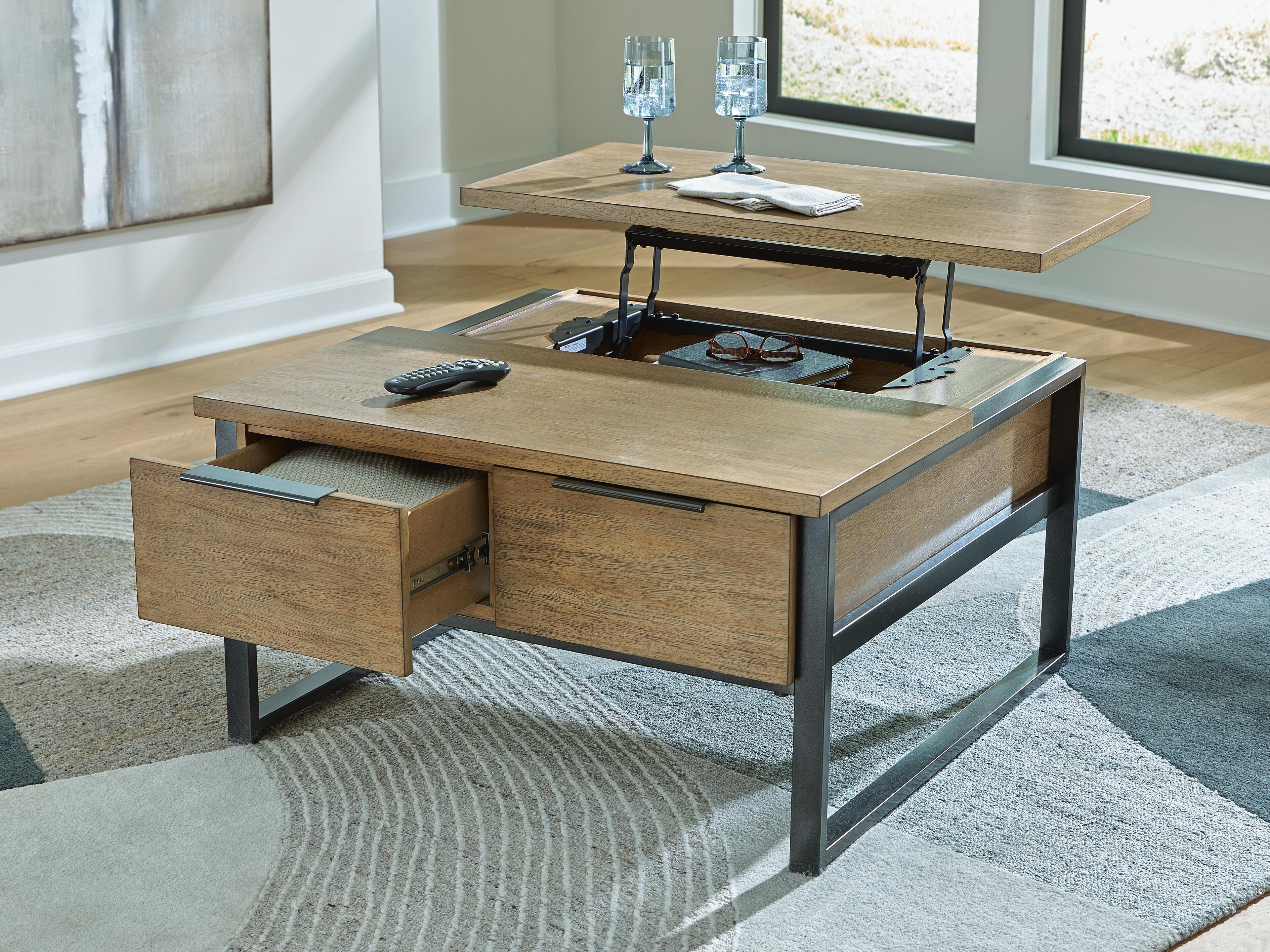 Montia Lift-Top Coffee Table - Luxury Home Furniture (MI)