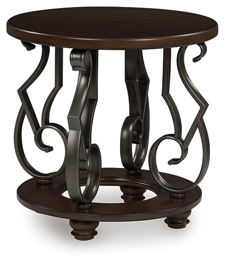Frallyn End Table - Luxury Home Furniture (MI)