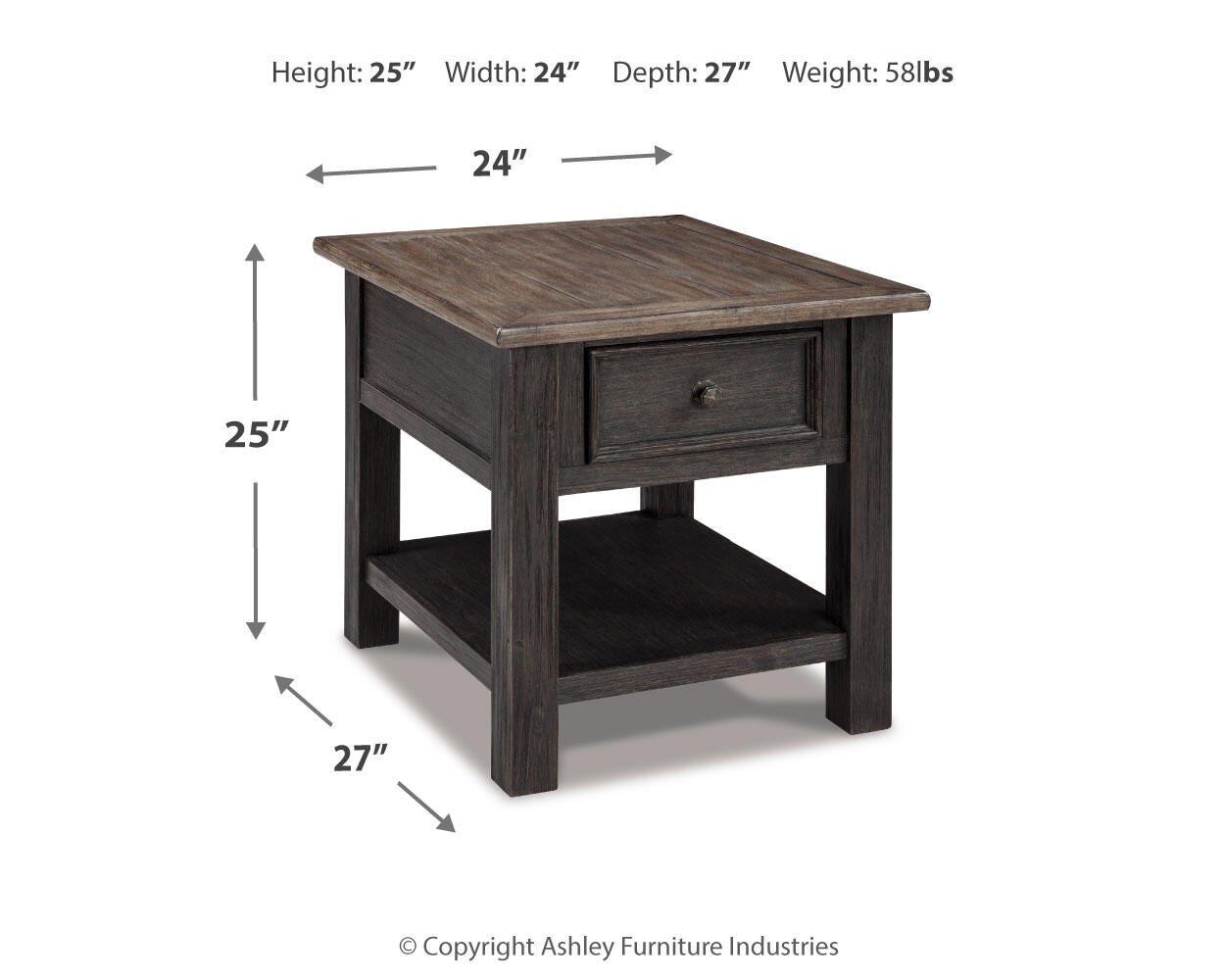 Tyler Creek End Table Set - Luxury Home Furniture (MI)