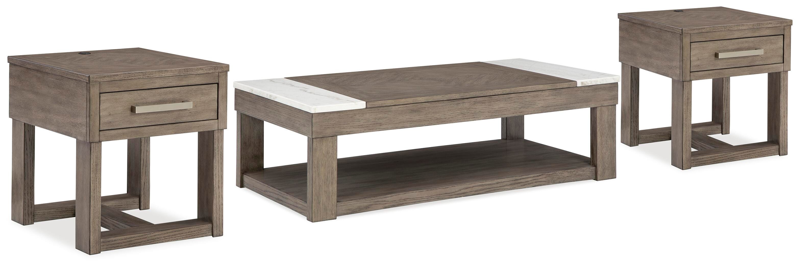 Loyaska Occasional Table Set - Luxury Home Furniture (MI)
