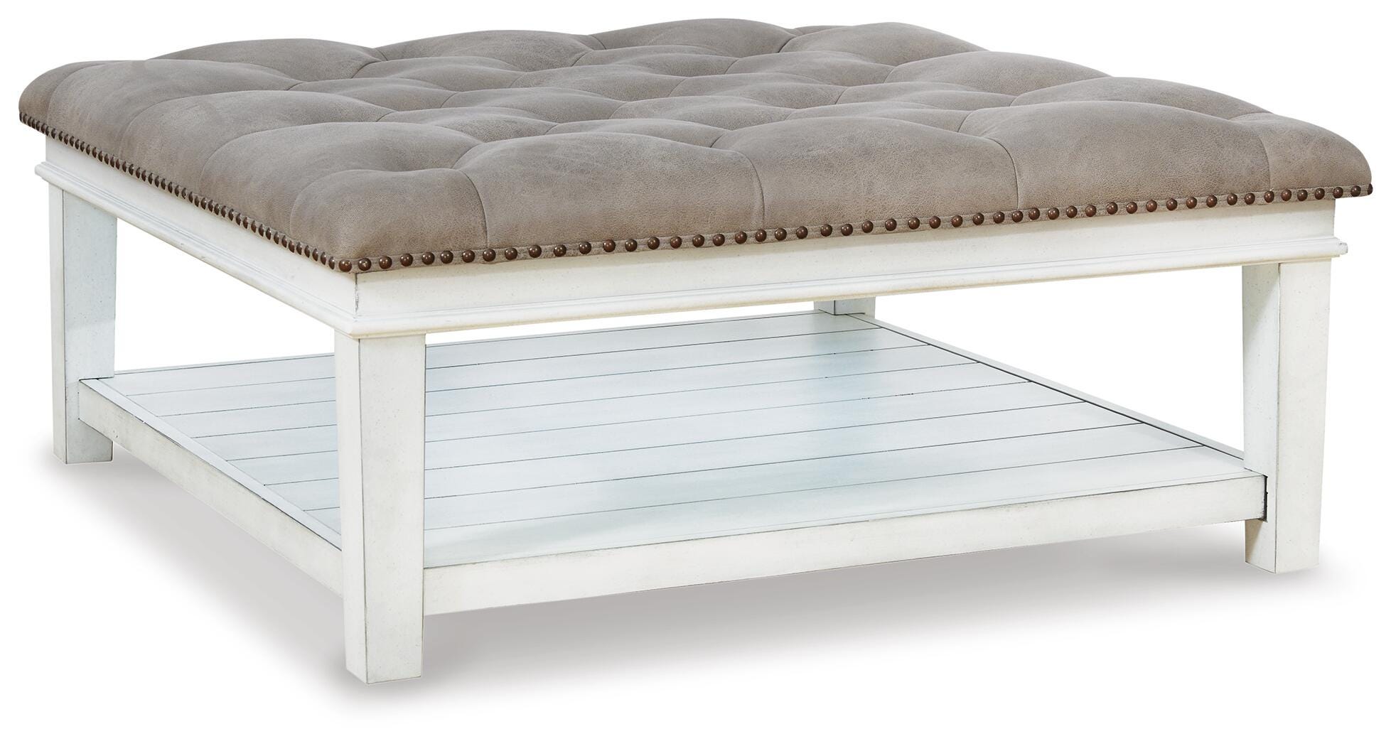 Kanwyn Upholstered Ottoman Coffee Table - Luxury Home Furniture (MI)