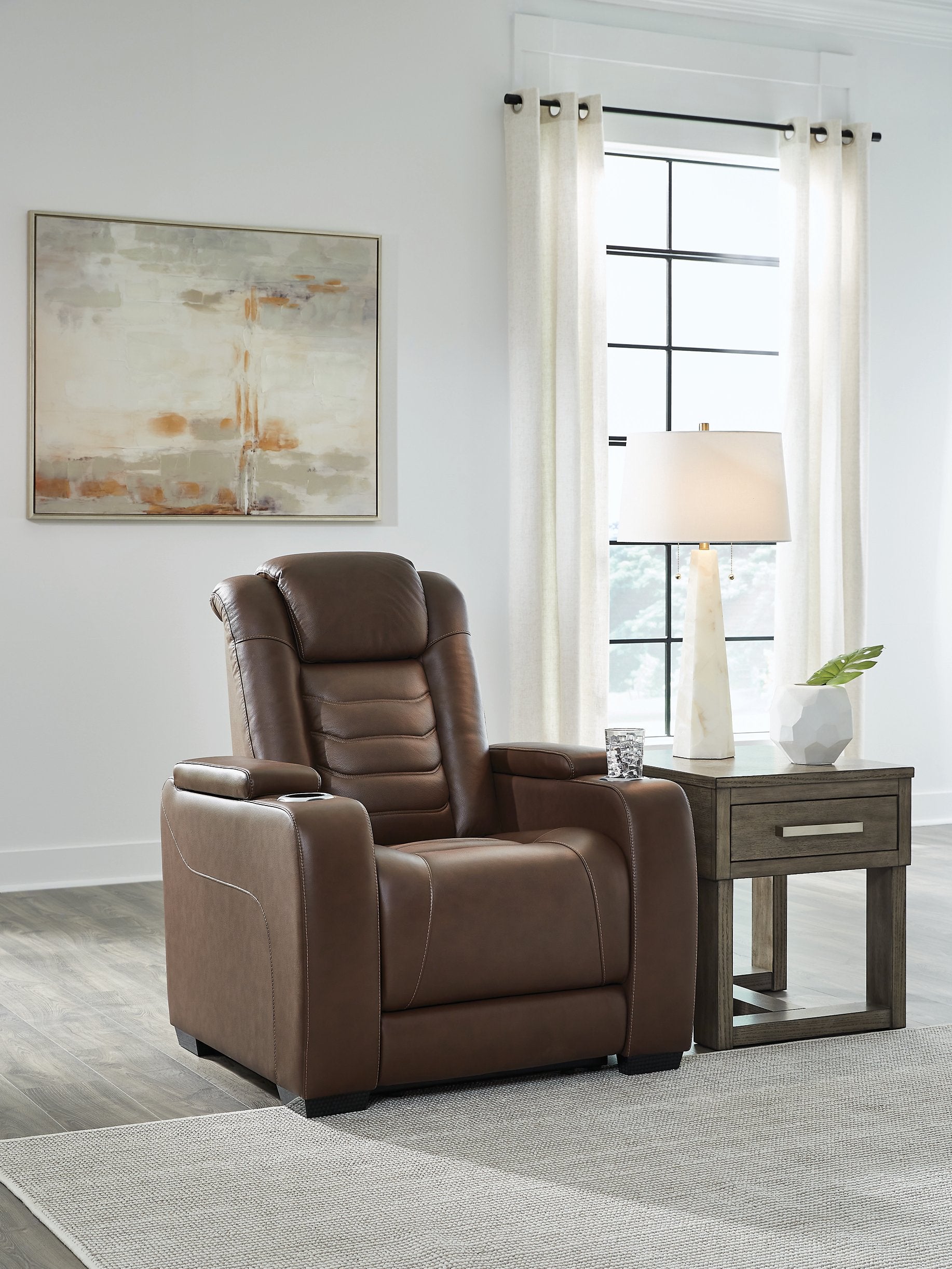 High Impact Power Recliner - Luxury Home Furniture (MI)