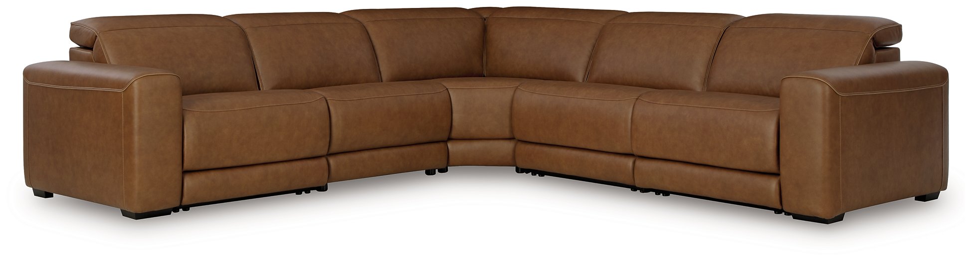 Magic Man 5-Piece Power Reclining Sectional - Luxury Home Furniture (MI)