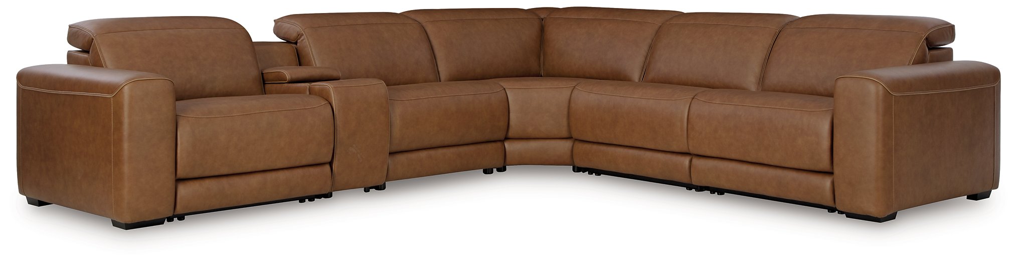 Magic Man 5-Piece Power Reclining Sectional - Luxury Home Furniture (MI)