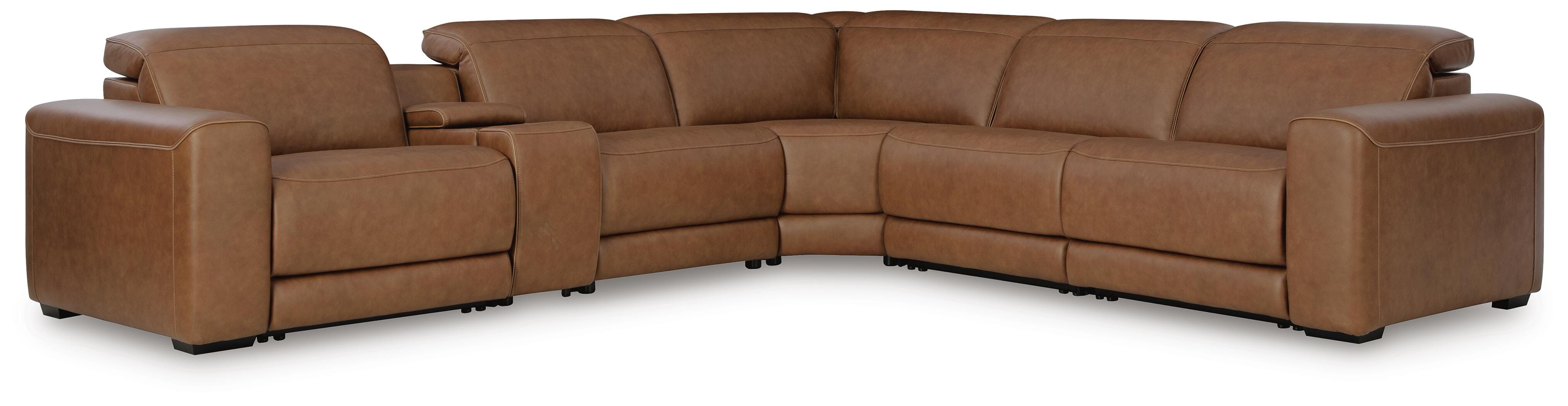 Magic Man 5-Piece Power Reclining Sectional - Luxury Home Furniture (MI)