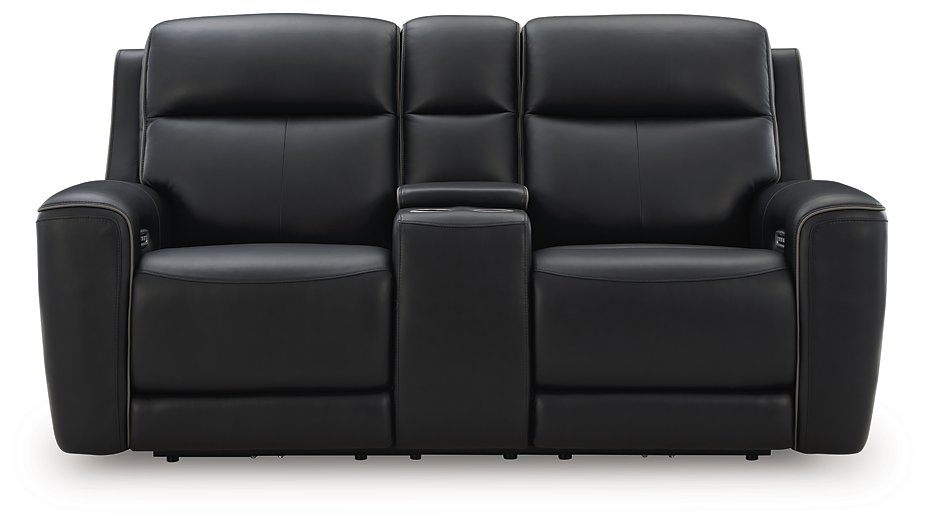 5Z-Relaxation Power Reclining Loveseat with Console - Luxury Home Furniture (MI)
