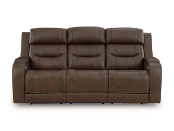 Knightington Power Reclining Sofa with Audio Seating - Luxury Home Furniture (MI)